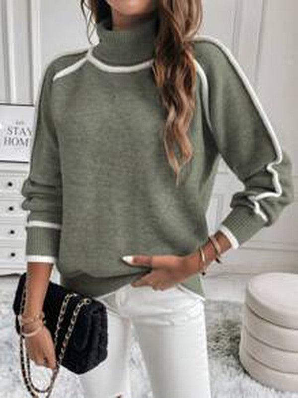 Resa – Elegant Turtleneck Sweater with Long Sleeves