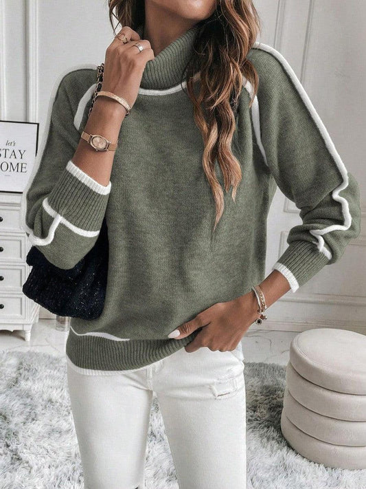 Resa – Elegant Turtleneck Sweater with Long Sleeves