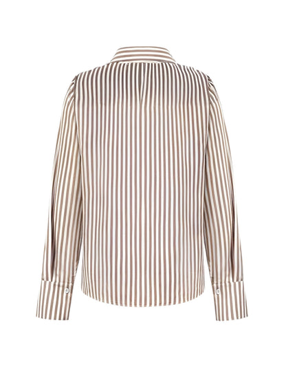 Lina – Women's Striped Button-Up Blouse