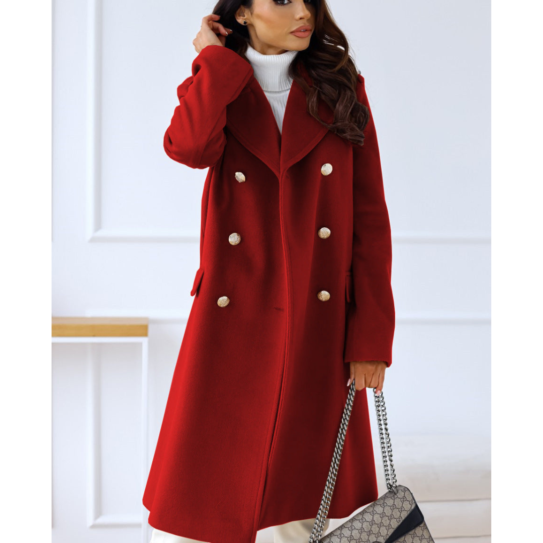 Isabella – Women's Stylish Double-Breasted Coat