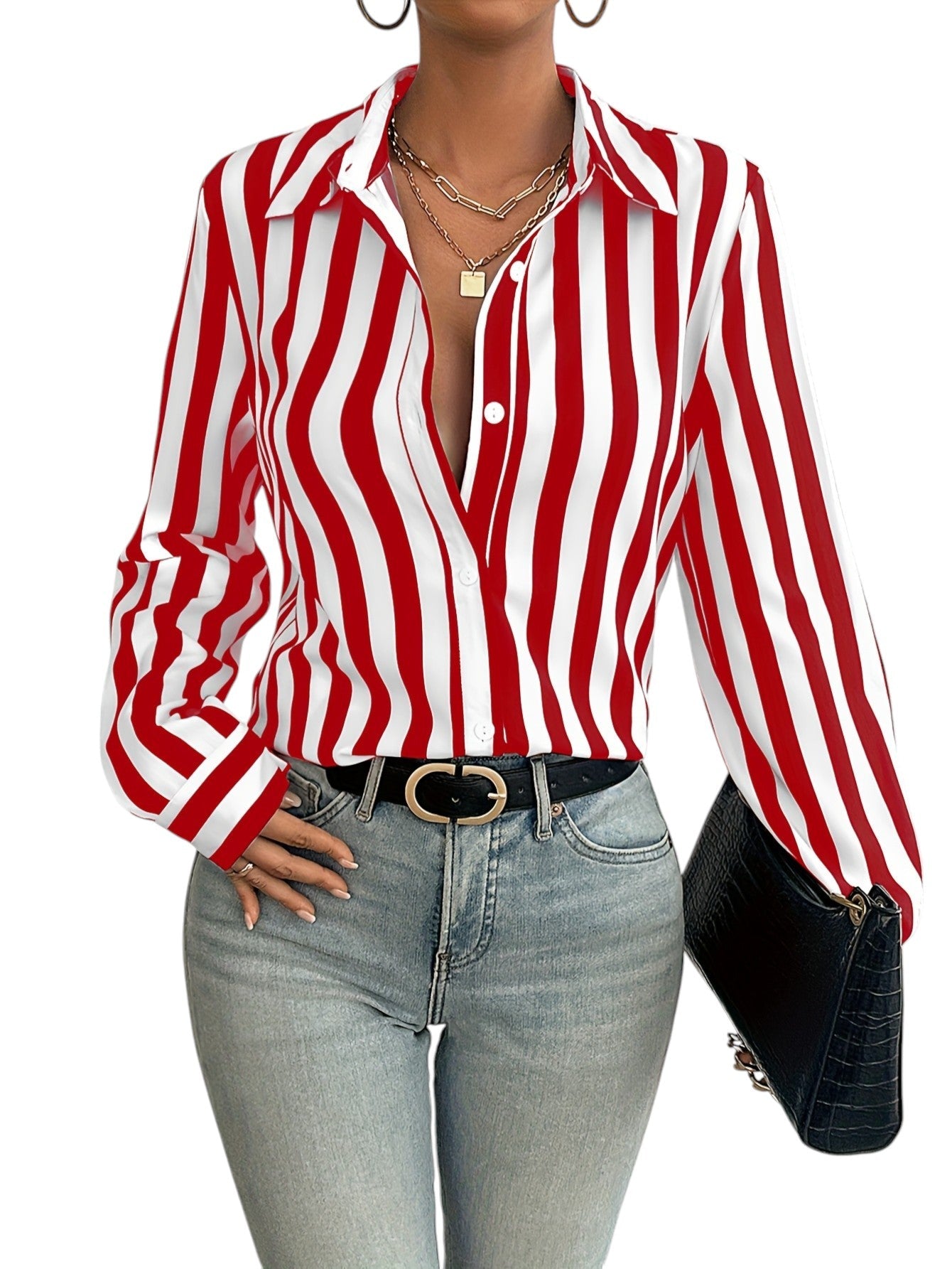 Sienna – Stylish Striped Blouse for Women