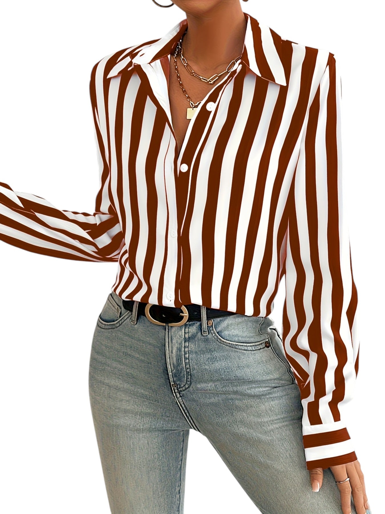 Sienna – Stylish Striped Blouse for Women