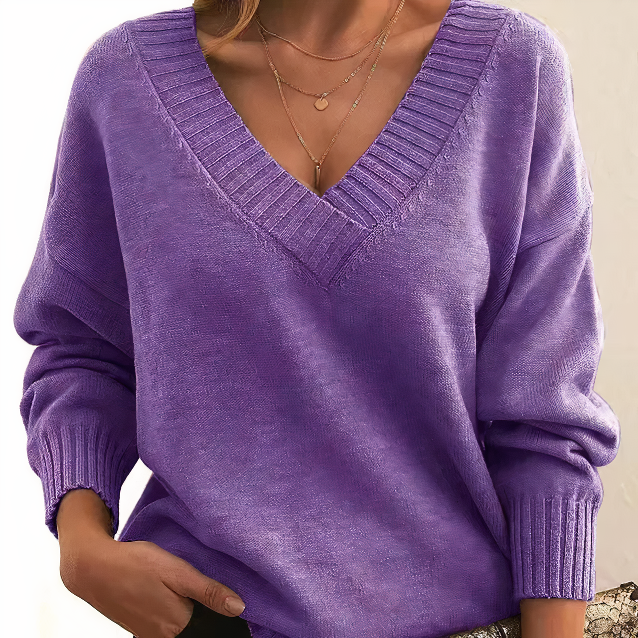 Sanne – Stylish Cashmere Sweater for Women