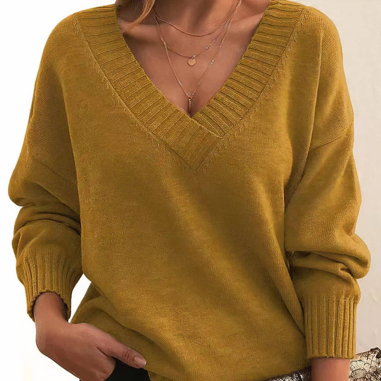 Sanne – Stylish Cashmere Sweater for Women