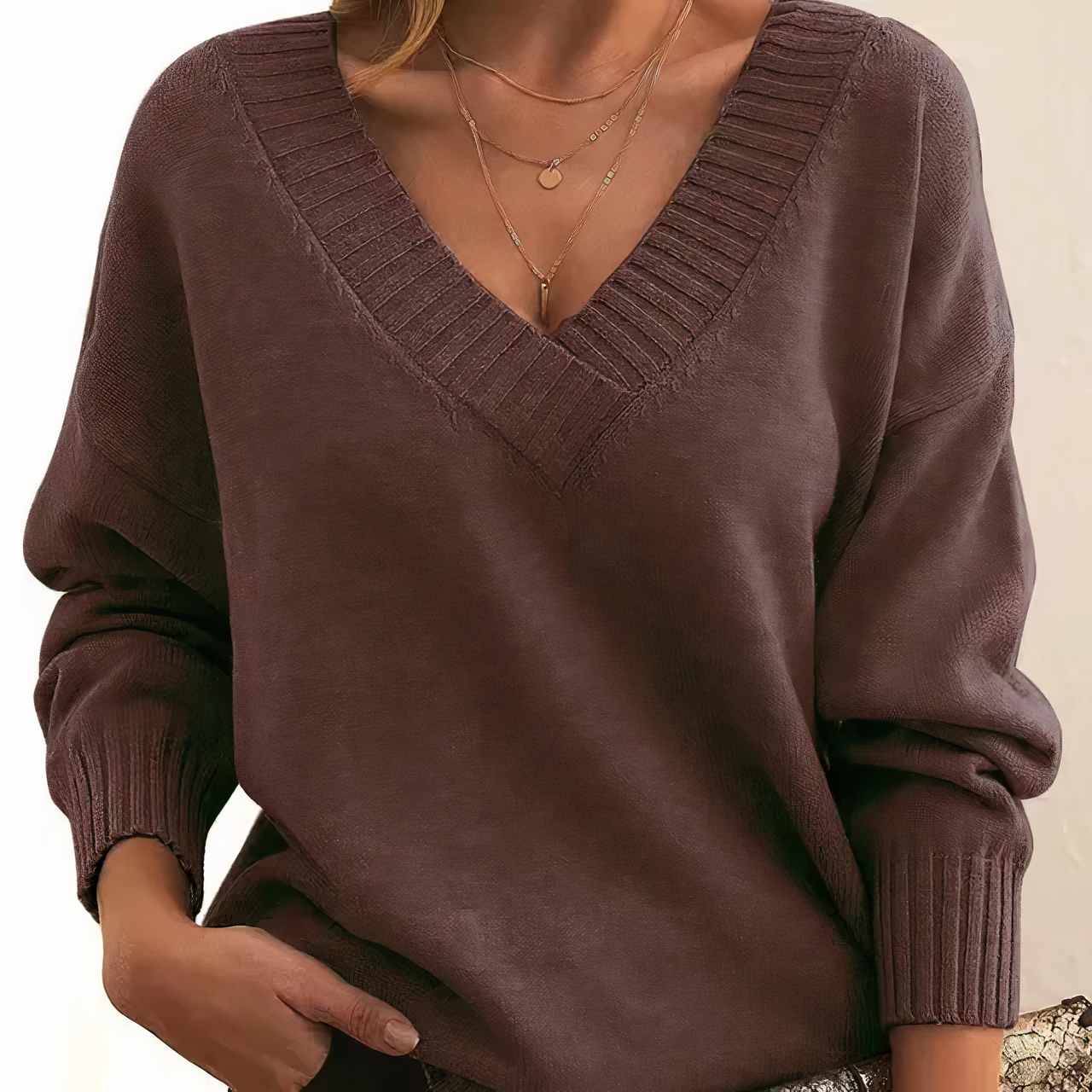 Sanne – Stylish Cashmere Sweater for Women