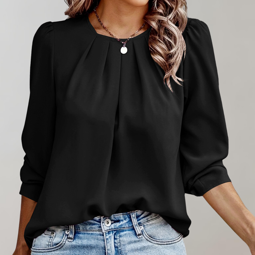 Eva – Stylish Women's Blouse with Puff Sleeves