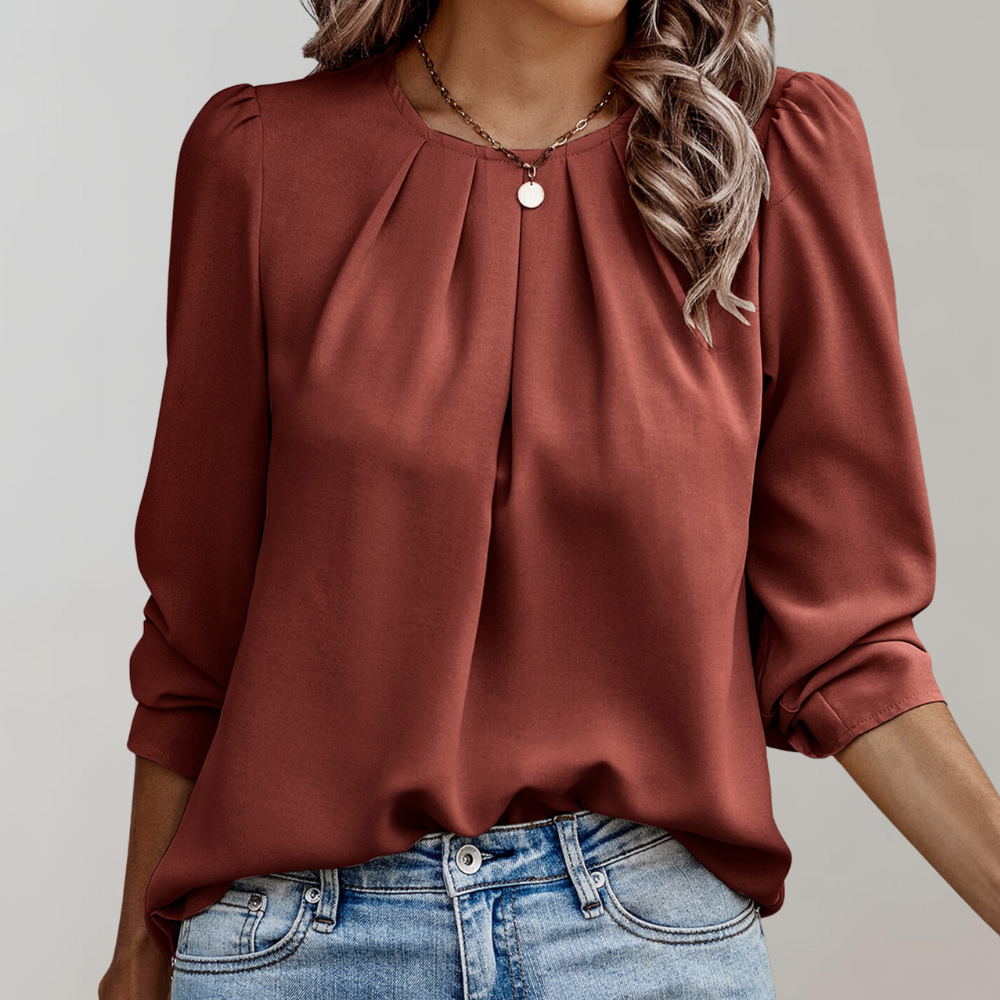 Eva – Stylish Women's Blouse with Puff Sleeves