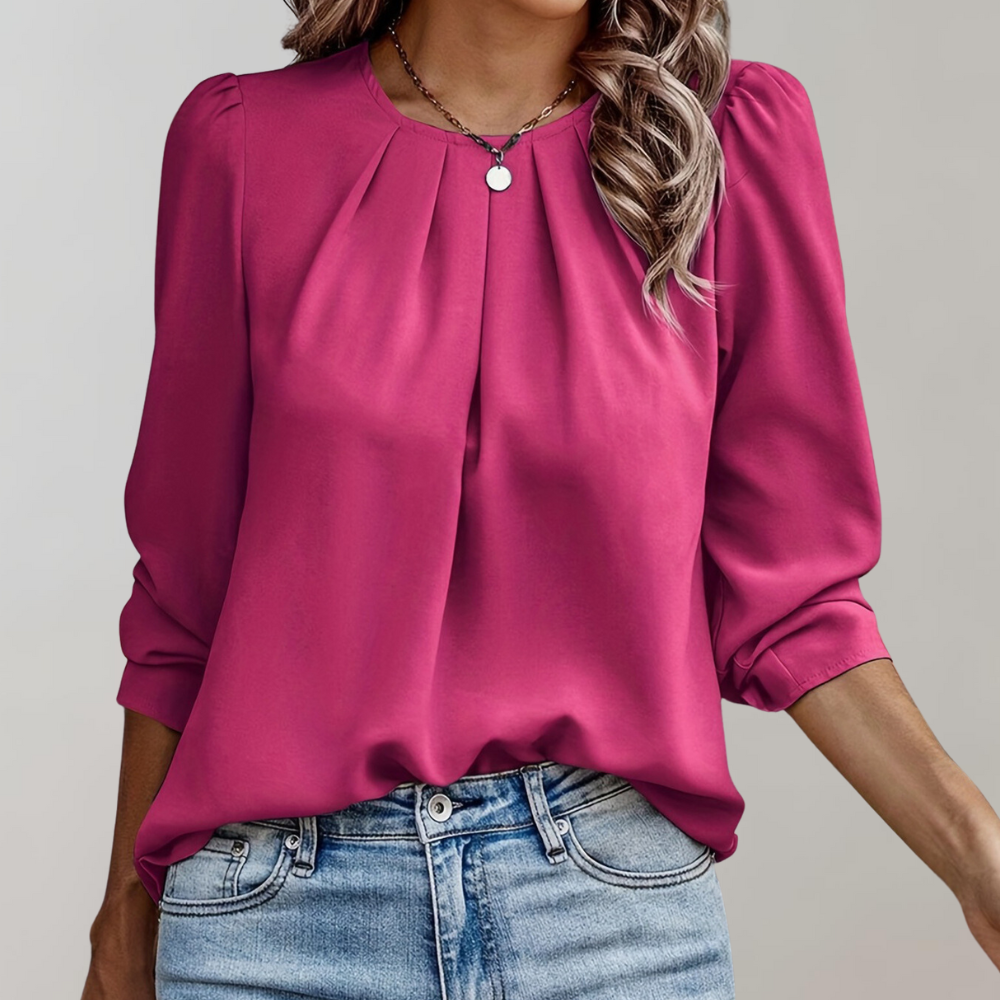 Eva – Stylish Women's Blouse with Puff Sleeves