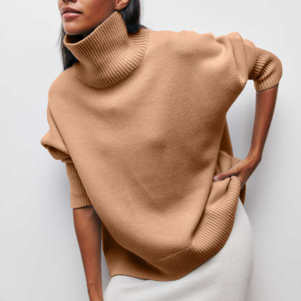 Olivia – Women's Cozy Warm Oversized Turtleneck Sweater