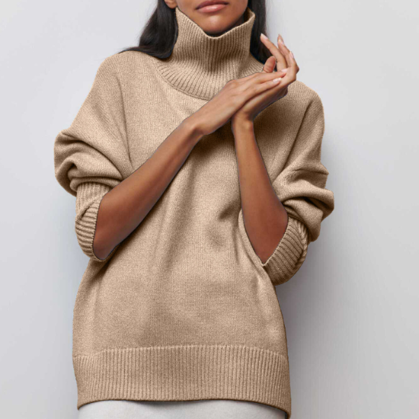 Olivia – Women's Cozy Warm Oversized Turtleneck Sweater