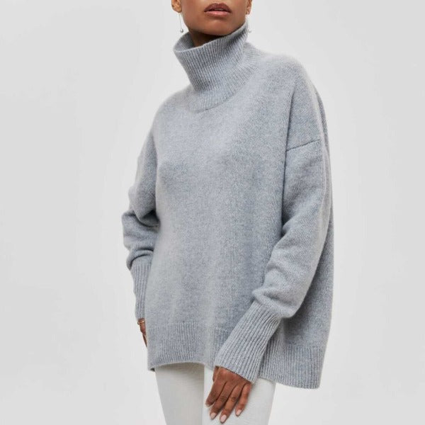 Olivia – Women's Cozy Warm Oversized Turtleneck Sweater