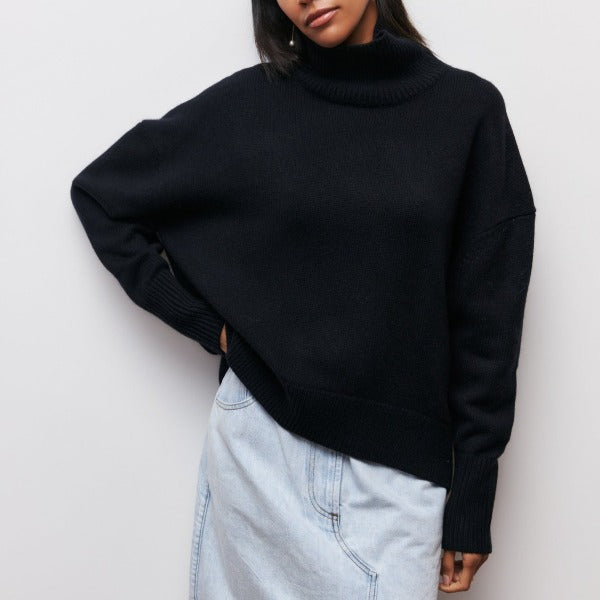 Olivia – Women's Cozy Warm Oversized Turtleneck Sweater