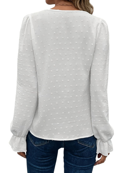 Mona – Elegant Women's Lace Shirt