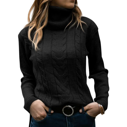 Zora – Women's Knitted Turtleneck Sweater